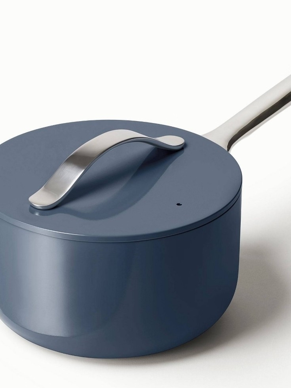 Caraway Nonstick Ceramic 3qt Sauce Pan with 8” Lid -Navy Blue